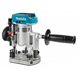 Affleureuse Makita LXT 18 Volts - sans fil Lithium (Li-Ion) - Ø 6 et Ø 8mm - (Produit seul) + kit d'accessoires - capacité de plongée 0 - 35mm - capacité de plongée 0 - 40mm - pince diamètre 6 / 8mm | DRT50ZJX3