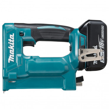 Agrafeuse Makita LXT 18 Volts - sans fil Lithium (Li-Ion) - 3 Ah - 7 / 10mm - largeur 10mm - capacité du magasin 150 | DST112RFJ