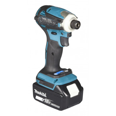 Visseuse à chocs Makita LXT 18 Volts - sans fil Lithium (Li-Ion) - 5 Ah - 8 modes - 180 Nm - poids 0,85kg | DTD172RTJ