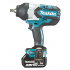 Image du produit : Boulonneuse à chocs Makita LXT - 18 Volts - sans fil Lithium (Li-Ion) - 5 Ah - 1000 Nm - carré 1/2" | DTW1002RTJ