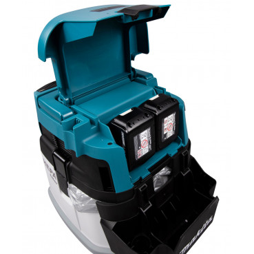 Aspirateur Makita LXT 36 Volts 2 x 18 Volts - sans fil Lithium (Li-Ion) - (Produit seul) - capacité réservoir poussière 15 litres | DVC157LZX3