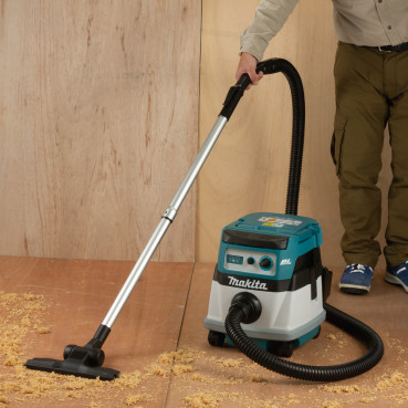 Aspirateur Makita LXT 36 Volts 2 x 18 Volts - sans fil Lithium (Li-Ion) - (Produit seul) - capacité réservoir poussière 8 litres | DVC865LZX3