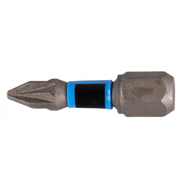 Embout pour vissage à chocs (Impact Premier) 25mm POZIDRIV - PZ1, Hexa 1/4" - 2 pièce(s) Makita | E-03165