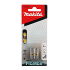 Image du produit : Embout pour vissage à chocs (Impact Premier) 25mm TORX - T25, Hexa 1/4" - 2 pièce(s) Makita | E-03224