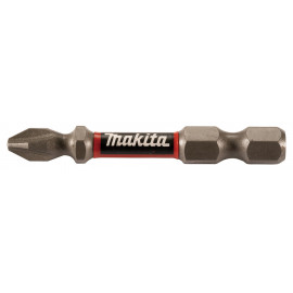 Embout pour vissage à chocs (Impact Premier) 50mm PHILLIPS PH2, Hexa 1/4" - 10 pièce(s) Makita | E-03377