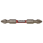 Image du produit : Embout double 65mm pour vissage à chocs (Impact Premier) PHILLIPS PH2 Hexa 1/4" - 2 pièce(s) Makita | E-06286