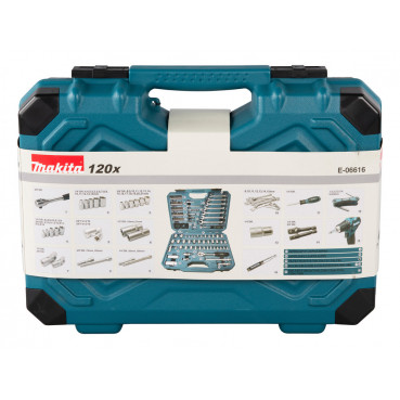 Coffret Makita 120 Outils à main | E-06616