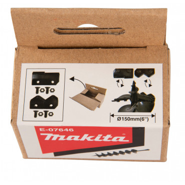 Lame de rechange de 150mm pour foret de tarière Makita | E-07646