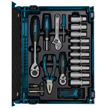 Coffret Makita d'outillage à main complet MAKPAC 87 Outils à main - 87 pièce(s) | E-11542