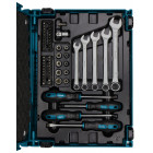 Image du produit : Coffret Makita d'outillage à main complet MAKPAC 87 Outils à main - 87 pièce(s) | E-11542