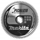 Image du produit : Lame de scie circulaire, Efficut T.c.T, 260 x 30mm 75 t - diamètre 260mm - coupe-saignée 2,15mm - 75 dents Makita | E-12273