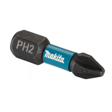 Pack embout de vissage à chocs (Impact Black) PHILLIPS PH2 25mm - 25 pièce(s) Makita | E-12360