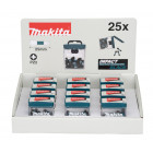 Image du produit : Master Carton 12 x Packs embout de vissage à chocs (Impact Black) POZIDRIV PZ2 25mm - 25 pièce(s) Makita | E-12376-12