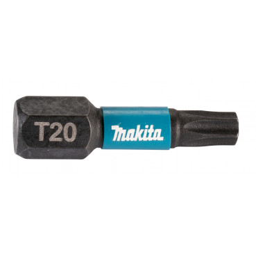 Pack embout de vissage à chocs (Impact Black) TORX - T20 25mm - 25 pièce(s) Makita | E-12382