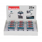 Image du produit : Master Carton 12 x Packs embout de vissage à chocs (Impact Black) TORX T20 25mm - 25 pièce(s) Makita | E-12382-12