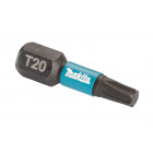 Image du produit : Master Carton 12 x Packs embout de vissage à chocs (Impact Black) TORX T20 25mm - 25 pièce(s) Makita | E-12382-12