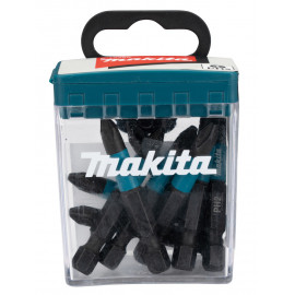 Pack embout de vissage à chocs (Impact Black) PHILLIPS PH2 50mm - 10 pièce(s) Makita | E-12407