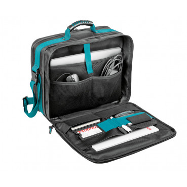 Sac malette à bandoulière porte outils pour technicien compartiment pour ordinateur et outillage Makita | E-15475