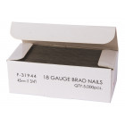 Image du produit : Clous tête homme mini brads 18 Ga galvanisés, pour cloueurs pneumatiques (DBN500, SKN12, NT45A, IM50) - épaisseur 1,2mm - longueur totale 45mm - 5 000 pièce(s) Makita | F-31944