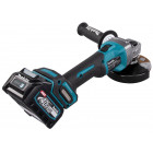 Image du produit : Meuleuse Makita Ø 125mm XGT 40 Volts MAX Lithium (Li-Ion) - 4 Ah - filetage M14 | GA005GM201