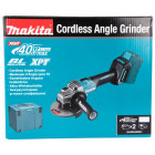 Image du produit : Meuleuse Makita Ø 125mm XGT 40 Volts MAX Lithium (Li-Ion) - 4 Ah - filetage M14 | GA005GM201