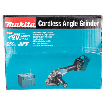 Meuleuse Makita Ø 125mm XGT 40 Volts MAX Lithium (Li-Ion) - 4 Ah - filetage M14 | GA005GM201