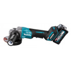 Image du produit : Meuleuse Makita Ø 125mm XGT 40 Volts MAX Lithium (Li-Ion) - 4 Ah - filetage M14 | GA013GM201