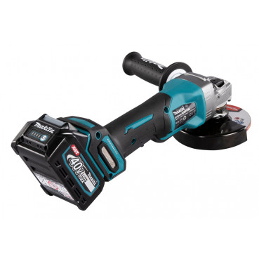 Meuleuse Makita Ø 125mm XGT 40 Volts MAX Lithium (Li-Ion) - 4 Ah - filetage M14 | GA013GM201